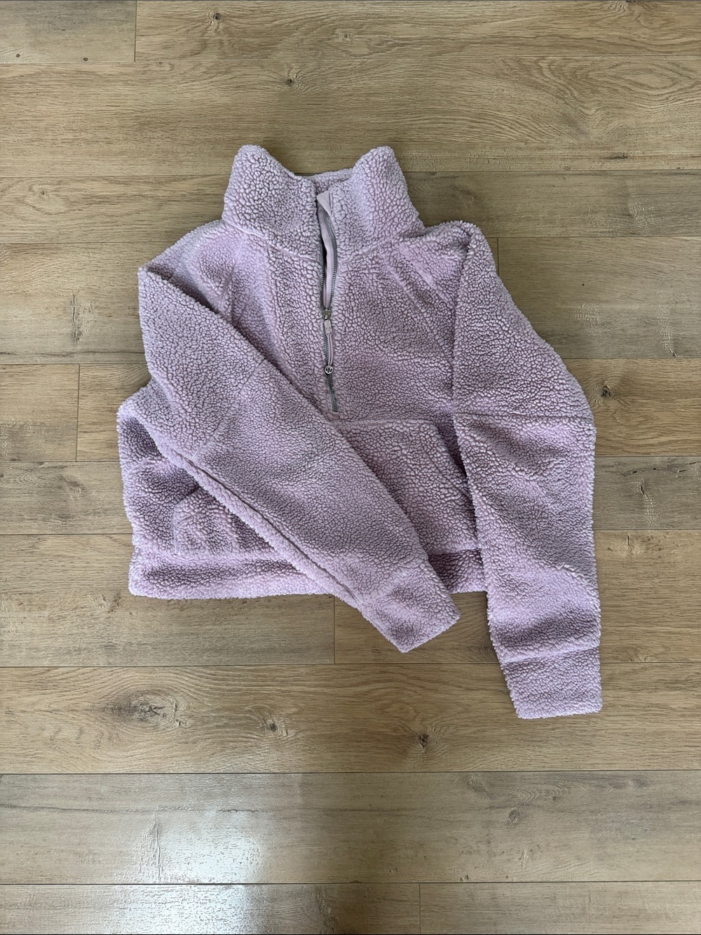 lululemon athletica Lavender Sherpa Half-Zip Funnel Neck